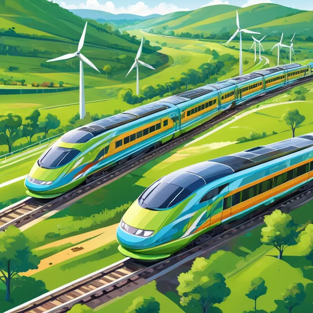 Запуск экологически чистых электропоездов для повышения скорости и устойчивости транспортных коридоров в регионах